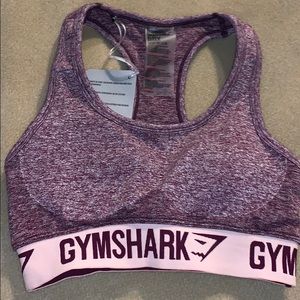 Gymshark Flex Sports Bra Dark Ruby/Blush
